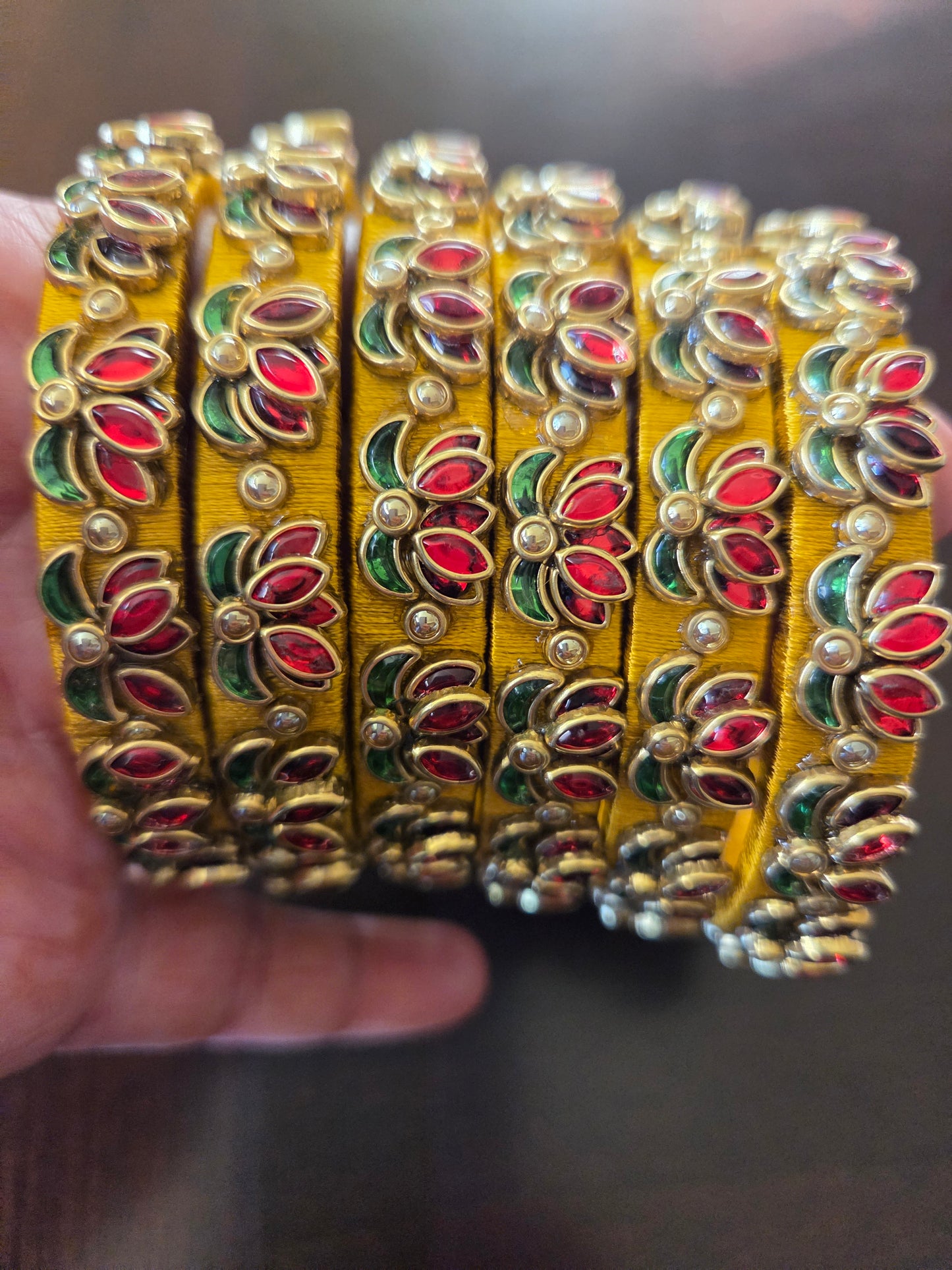 Rich Quality Thread Design Bangles