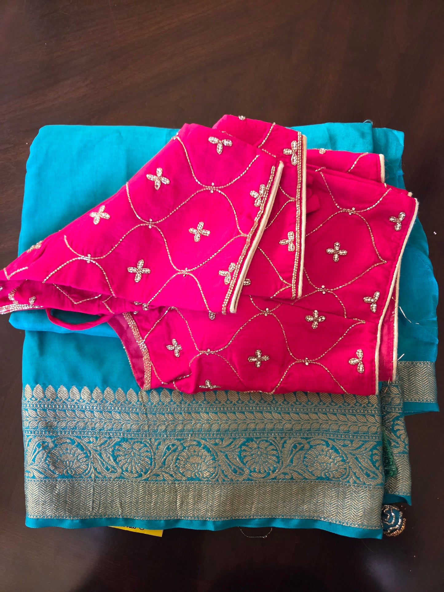 Party wear Saree with Design blouse