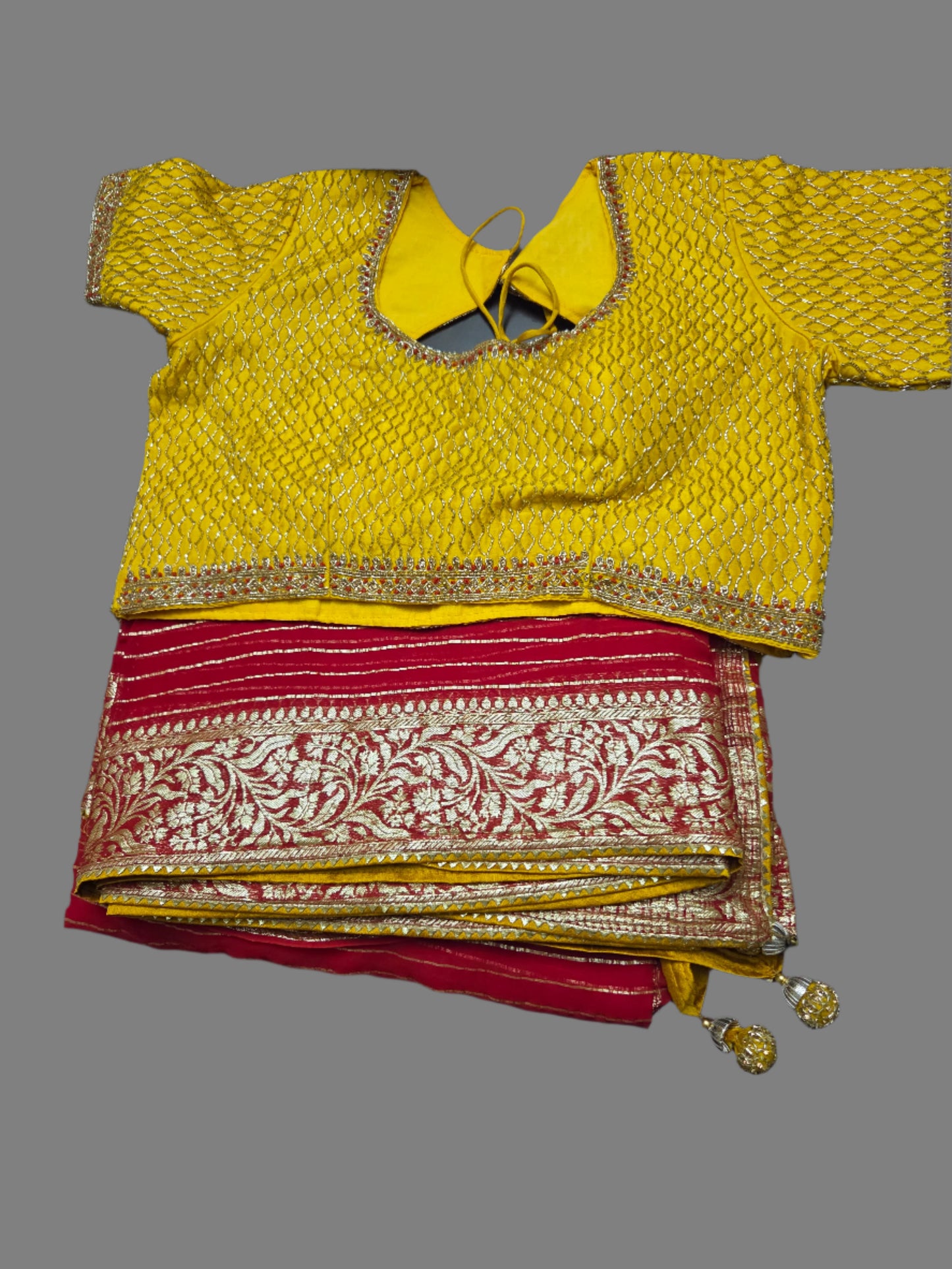 Beautiful Georgette silk with design Blouse