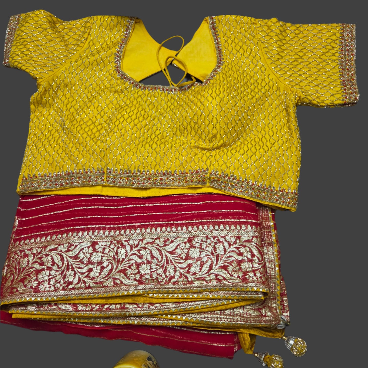 Beautiful Georgette silk with design Blouse