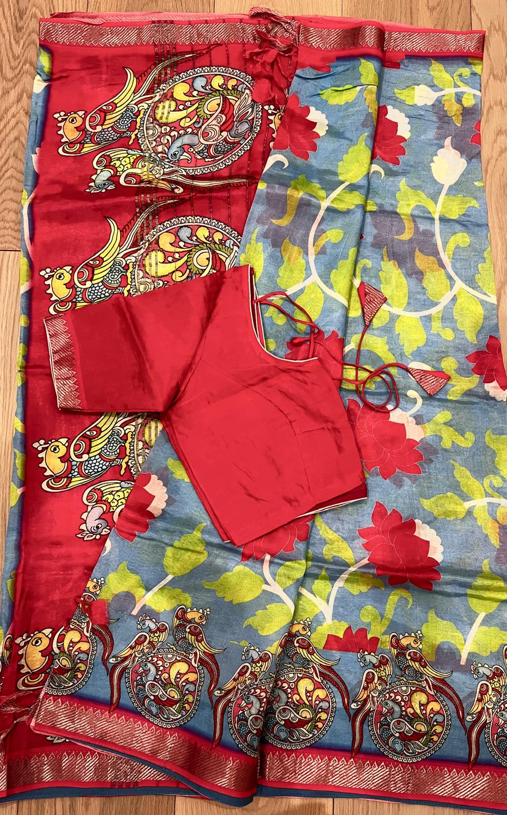 Kalamkari Saree
