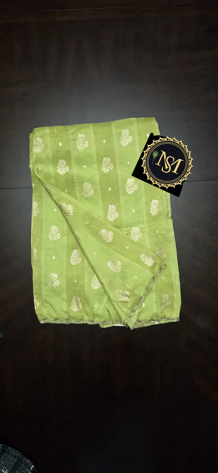 Design High Quality Chinon saree with Rich party wear work blouse