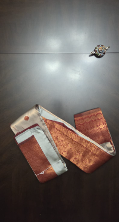 Multi shaded Sky color Contrast border saree