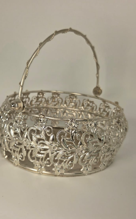 Flower Bhasket German silver