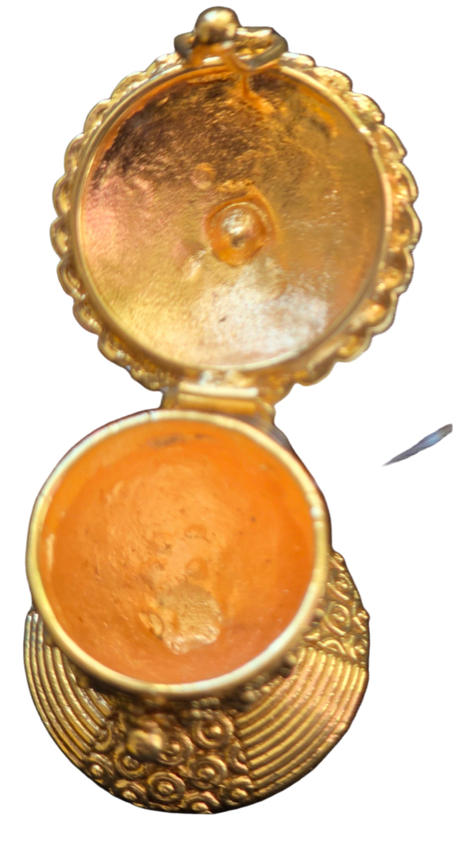 High Quality Kumkum saver  German Silver with Gold quote Gift Article