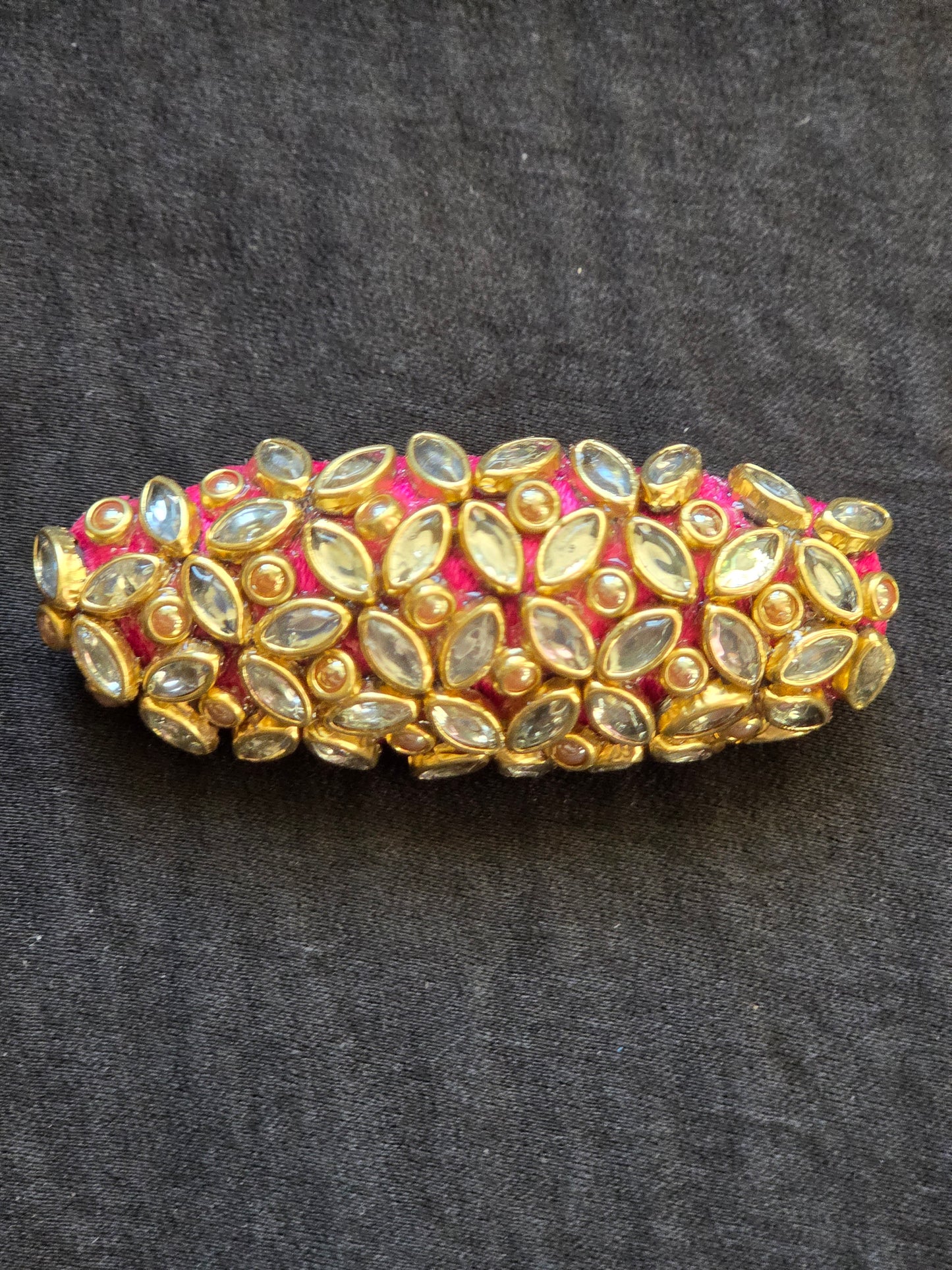 Silk Thread Kundan Design Wedding/Party wear Saree pins