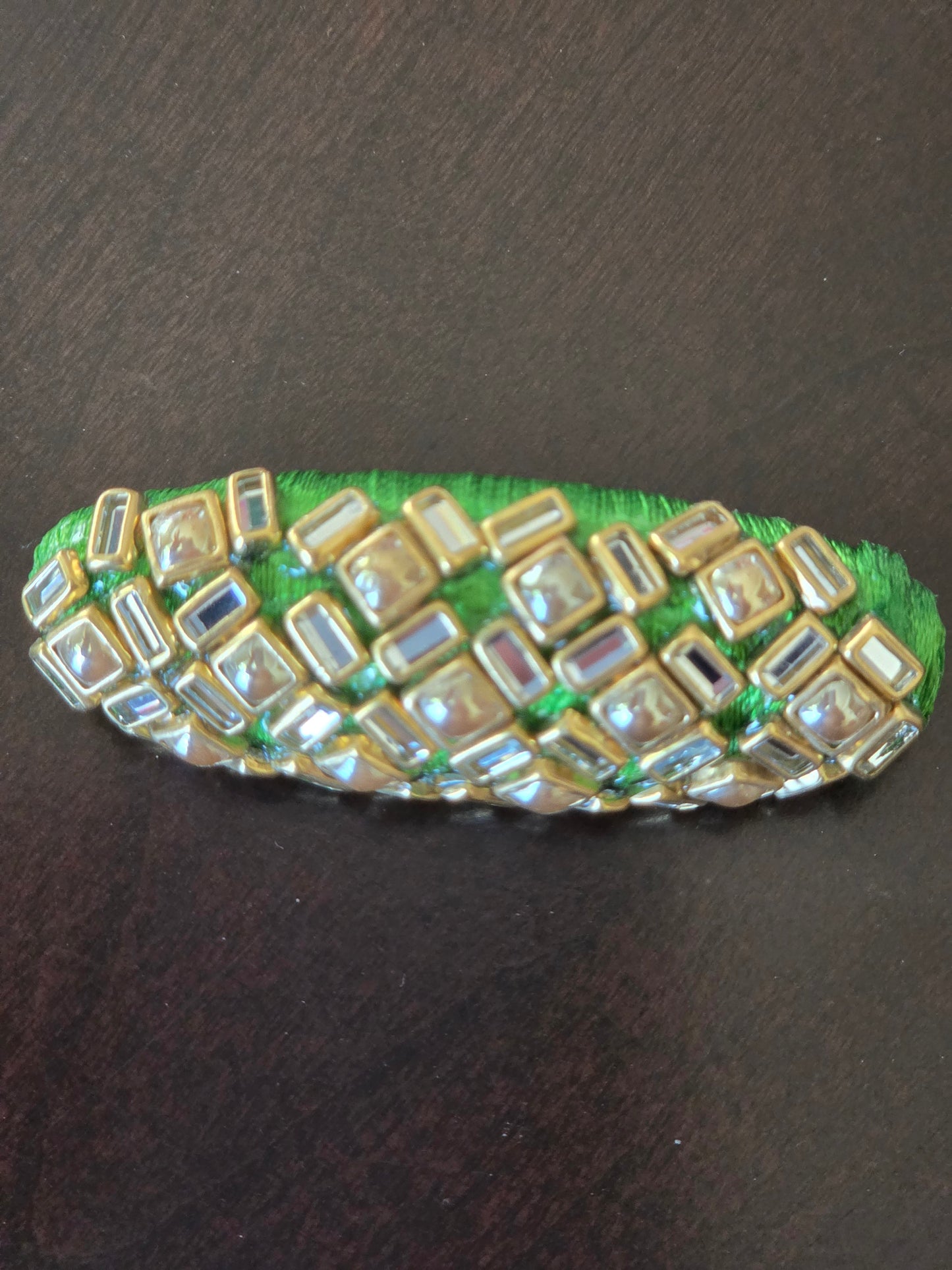 Silk Thread Kundan Design Wedding/Party wear Saree pins