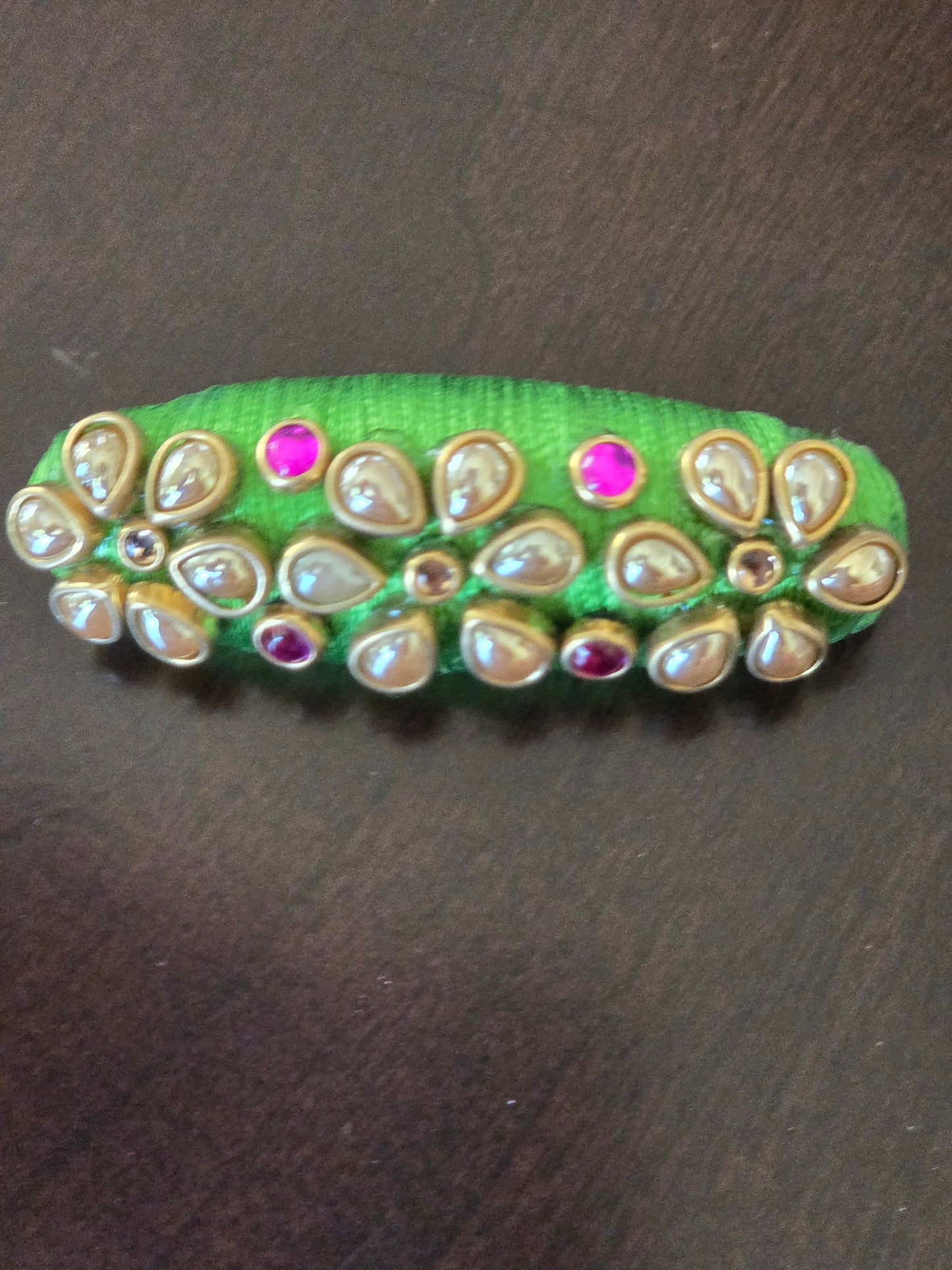 Silk Thread Kundan Design Wedding/Party wear Saree pins