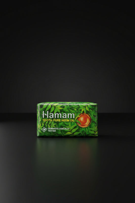 HAMAM 100%  PURE NEEM OIL (100 GRAMS) SOAP