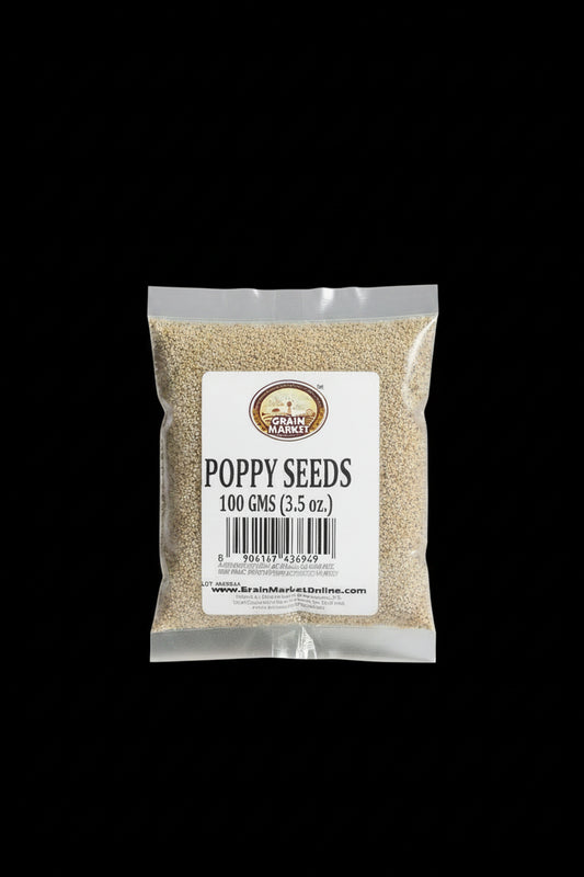 GM POPPY SEED WHITE (100 GRAMS)