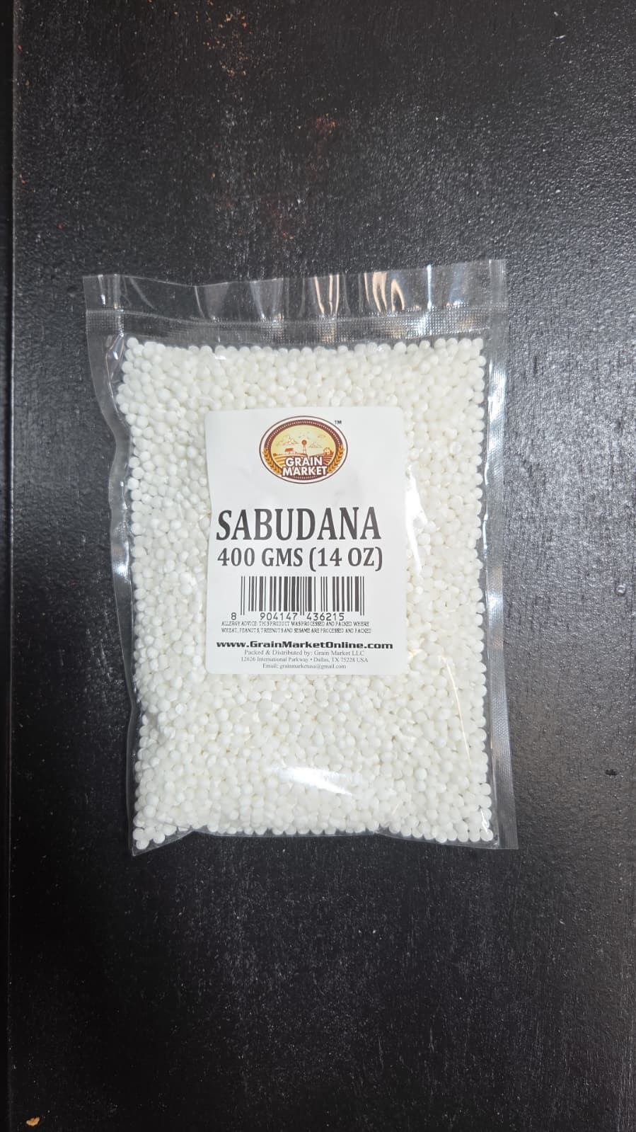 GM SABUDANA (TOPIOCA PEARLS) 400 GRAMS