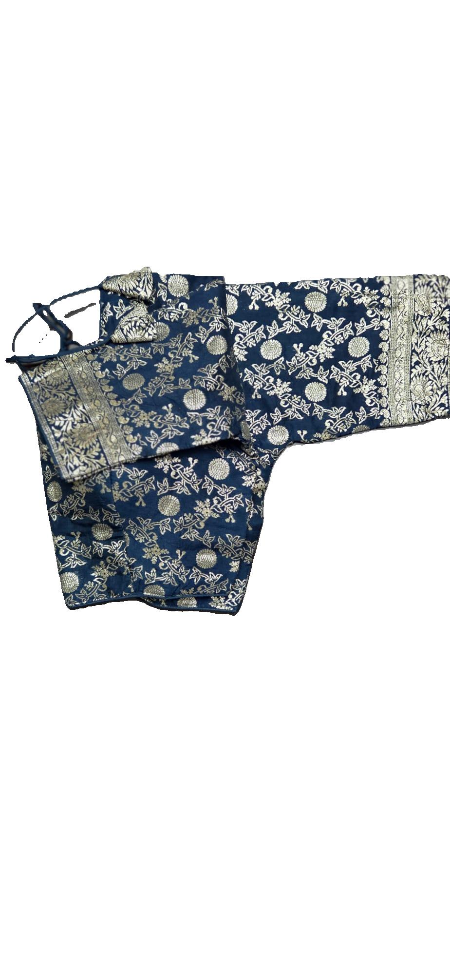 Georgette Pattu cloth Ready to wear Stitched Blouse