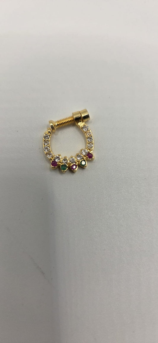 nose pin without piercing