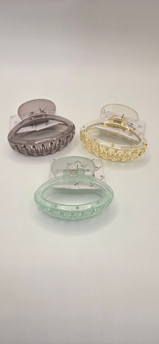 Hair Claw Clip - Oval Shaped