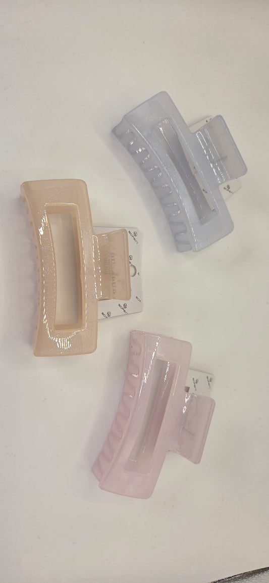 Hair Claw Clip - Rectangular