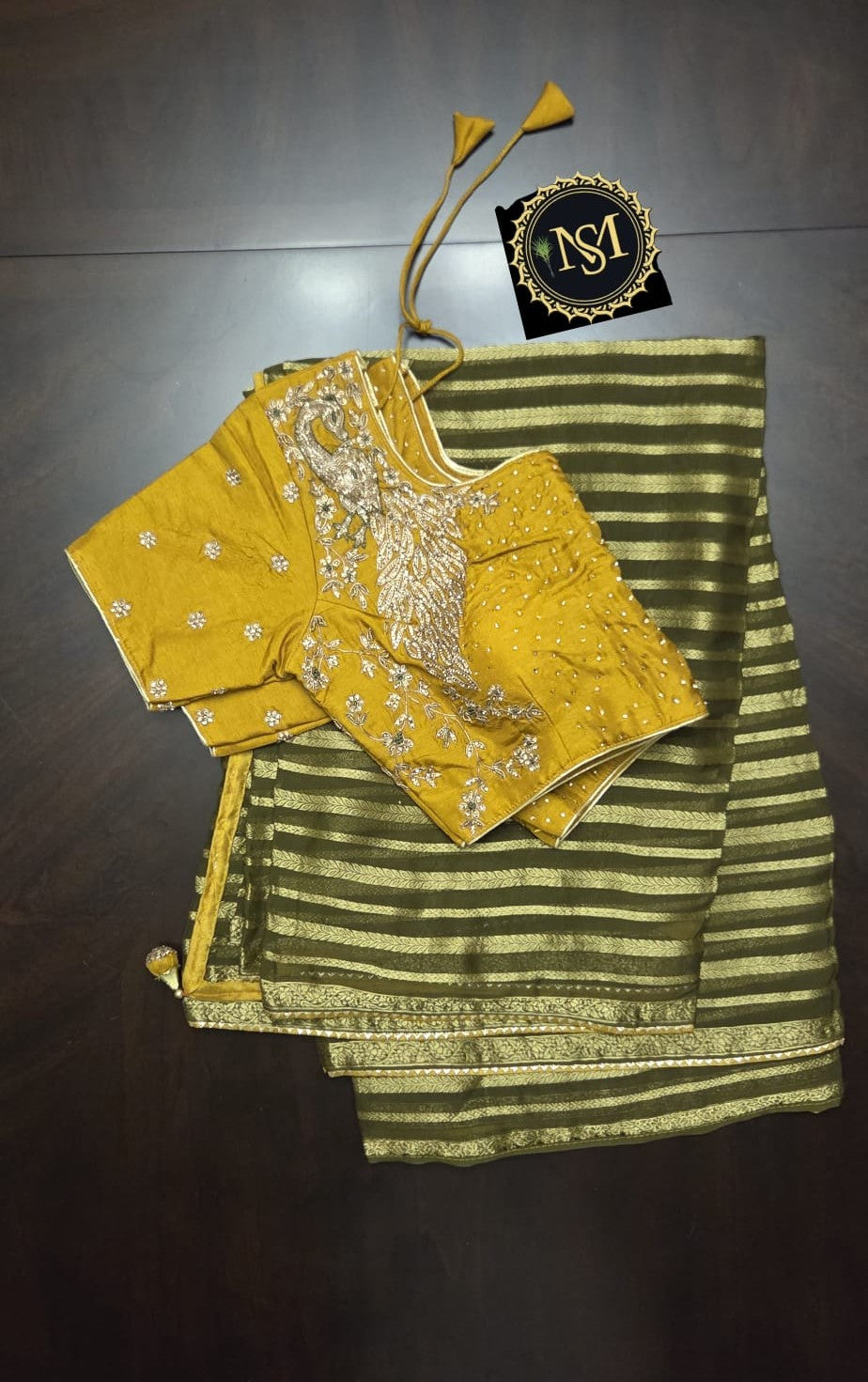 Chinon  Silk with Rich Design Blouse
